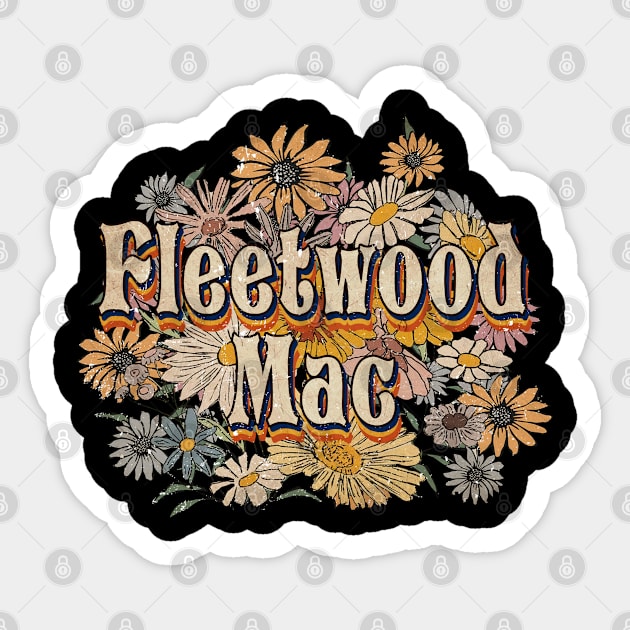 Personalized Mac Name Birthday Fleetwood 70s 80s 90s Styles Sticker by Friday The 13th